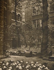'The Empty Churchyard of What Was All Hallows Staining', c1935. Creator: Walter Benington.