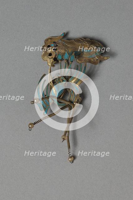 Headdress Ornament, 1700s or 1800s. Creator: Unknown.