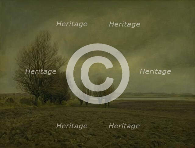 DELETE? LOW RES - Winter Landscape near Taarby Beach on Funen, 1905-1906. Creator: Fritz Syberg.