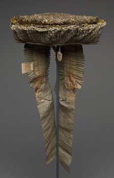 Embroidered Headdress (Called "Triesische"), 1700s. Creator: Unknown.