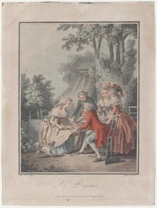 The Lunch, 1787-93. Creator: Louis Marin Bonnet.