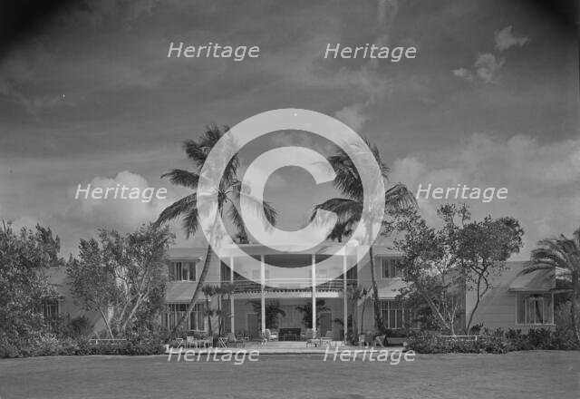 Charles S. Payson, residence in Hobe Sound, Florida, 1940. Creator: Gottscho-Schleisner, Inc.