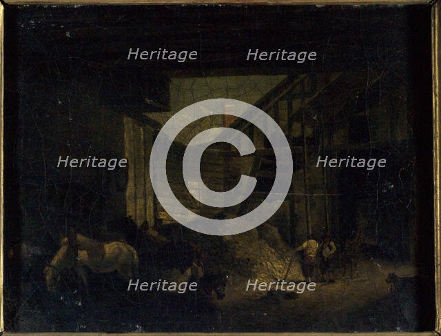 Salt depot, rue Saint-Germain-l'Auxerrois (?), c1777. Creator: Pierre-Antoine Demachy.