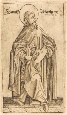 Saint Matthias (?), c. 1470/1480. Creator: Israhel van Meckenem.