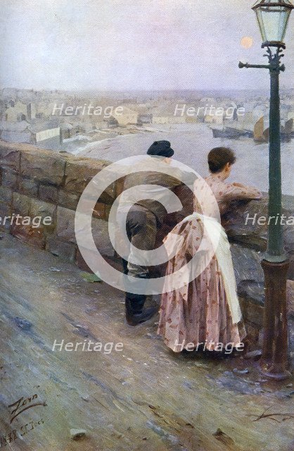 'Fisherman, St Ives', 1888, (1912).Artist: Anders Zorn