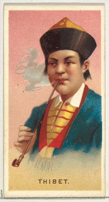 Tibet, from World's Smokers series (N33) for Allen & Ginter Cigarettes, 1888. Creator: Allen & Ginter.