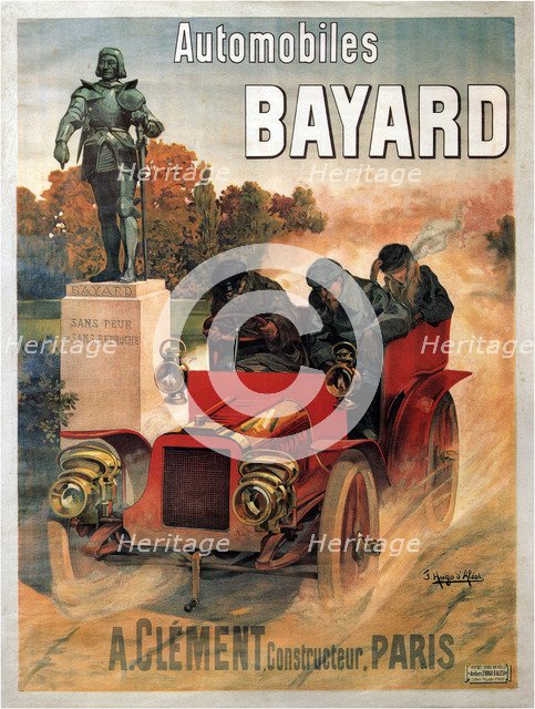 Automobiles Bayard, c. 1903-1906. Artist: Hugo d'Alesi, Frédéric (1849-1906)