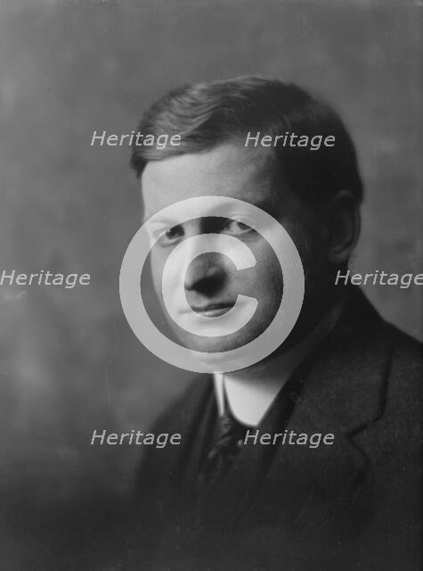 Vedder, George B., Mr., portrait photograph, 1917. Creator: Arnold Genthe.
