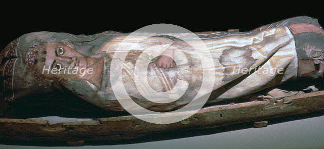 Roman period Egyptian mummy of a child, 3rd century. Artist: Unknown