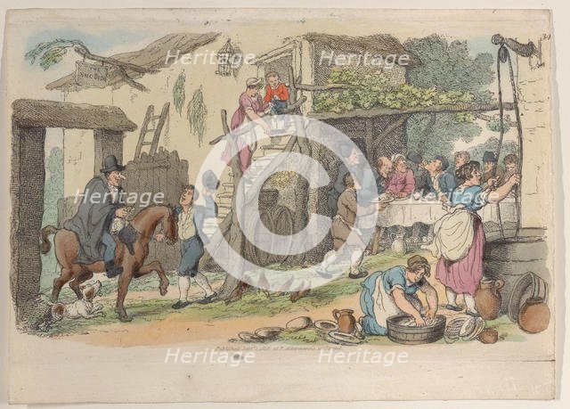 Plate 34, from "World in Miniature", 1816., 1816. Creator: Thomas Rowlandson.