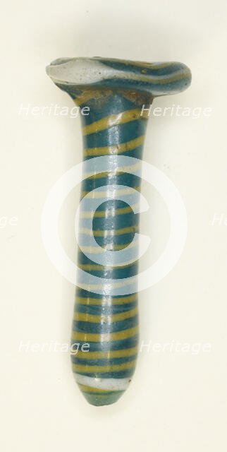 Ear Stud or Bead, Egypt, New Kingdom, Dynasties 18-19 (about 1350-1186 BCE). Creator: Unknown.