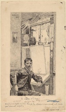 A Corner Window, Will Low, 1884. Creator: Kenyon Cox.