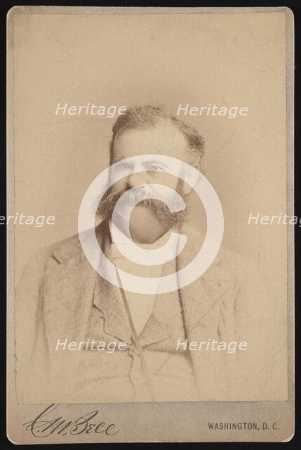 Portrait of John Wesley Powell (1834-1902), Circa 1872. Creator: Charles Milton Bell.