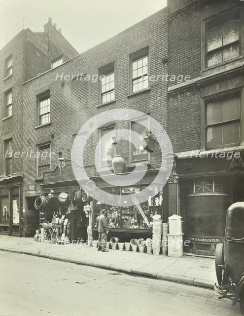 Ironmonger's shop on Carnaby Street, London, 1944. Artist: Unknown.