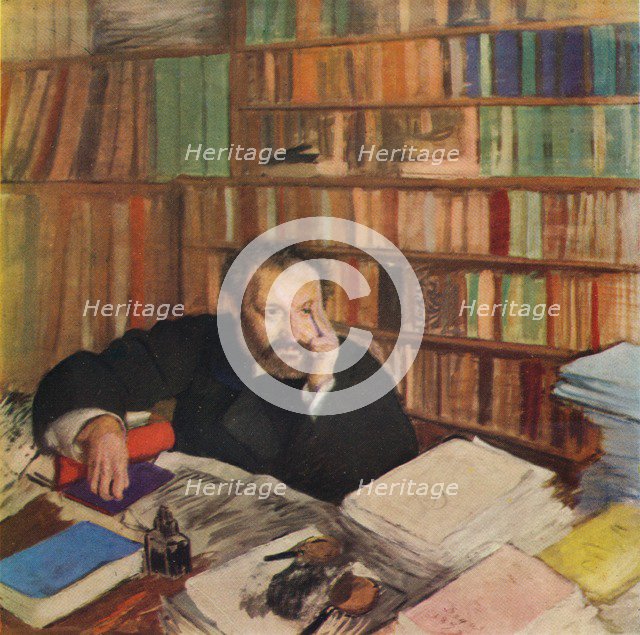 'Duranty', 1879. Artist: Edgar Degas.