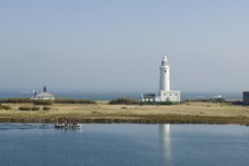 Hurst Point Lighthouse, Hurst Point, Milford-on-Sea, New Forest, Hampshire, 2008. Creator: Nigel Corrie.