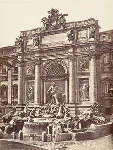 Fontana di Trevi, 1848-52. Creator: Eugène Constant.