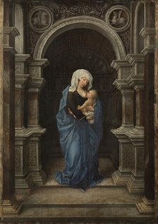 The Virgin, standing, with the Christ Child at her Breast, 1530. Creator: Anon.