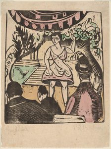 Little Variety Act with Singer. Creator: Ernst Kirchner.