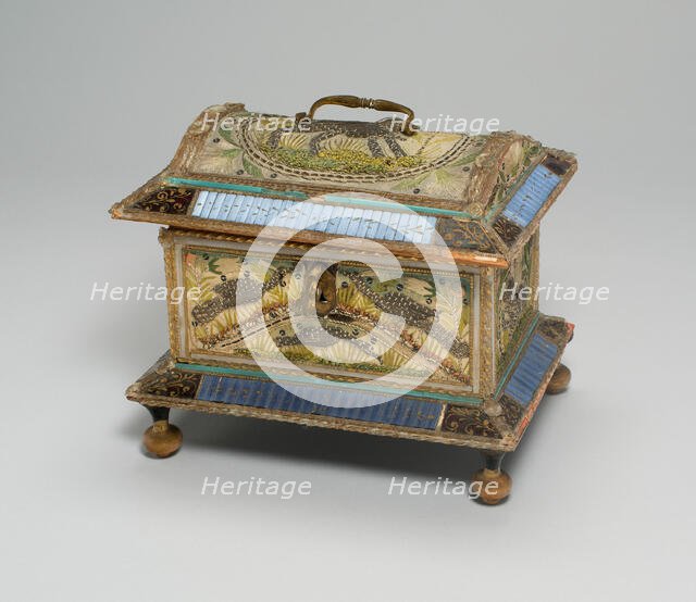 Casket, Nevers, Late 17th century. Creator: Verres de Nevers.