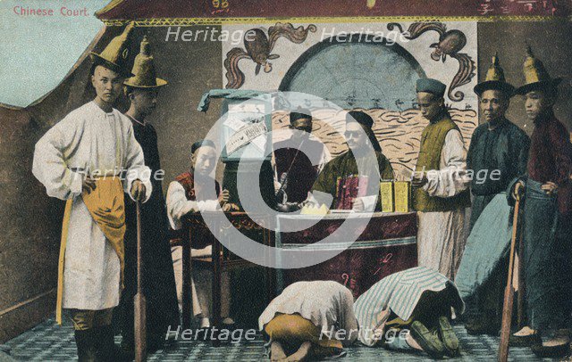 'Chinese Court', c1900. Artist: Unknown.