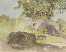 Boulders near Falkenstein, 1877. Creator: Carl Theodor Reiffenstein.
