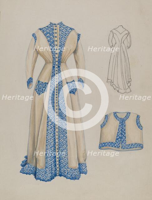 Dress, c. 1937. Creator: Al Curry.