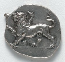 Drachma: Chimera (obverse), 400-323 BC. Creator: Unknown.