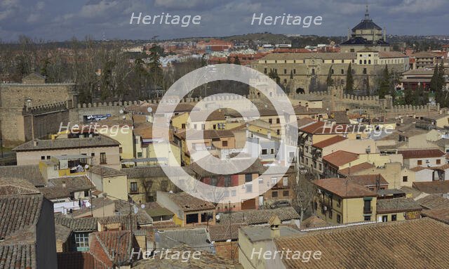 Panoramic view of the city of Toledo, Spain, 2022.  Creator: LTL.