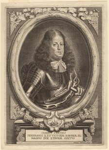 Cosimo III, Grand Duke of Tuscany, before 1691. Creator: Adriaen Haelwegh.