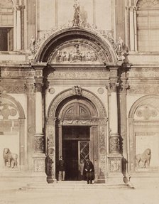 Porta dell' Ospitale, Scuolo S. Marco, Venice, 19th century. Creator: Unknown.