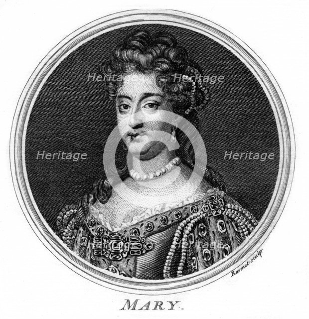 Queen Mary II. Artist: Unknown