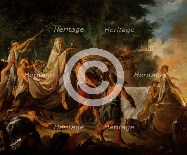 A Druids' Ceremony, c1740. Creator: Hallé, Noël (1711-1781).