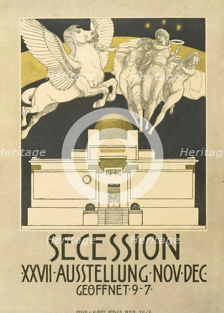 Secession. XXVII Ausstellung, 1906. Creator: Jettmar, Rudolf (1869-1939).