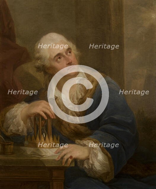 Allegorical Portrait of Stanislaw August Poniatowski with an Hourglass, after 1793. Creator: Marcello Bacciarelli.
