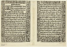 Devotional passages with ornamental borders from Andächtig...1493...assembled 1929. Creators: Unknown, Konrad Dinckmut, Bertold of Regensburg, Wilhelm Ludwig Schreiber.