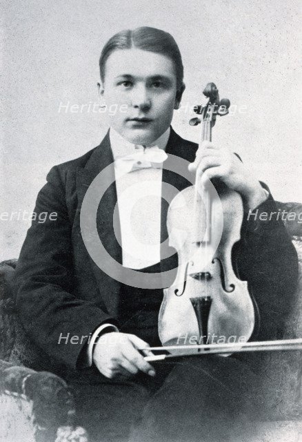 Jacob Gade, Danish violinist and composer, early 20th century. Artist: Unknown