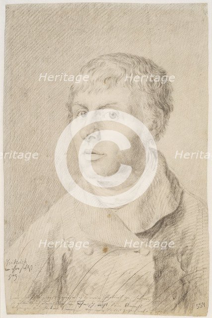 Self-Portrait, 1800. Artist: Friedrich, Caspar David (1774-1840)
