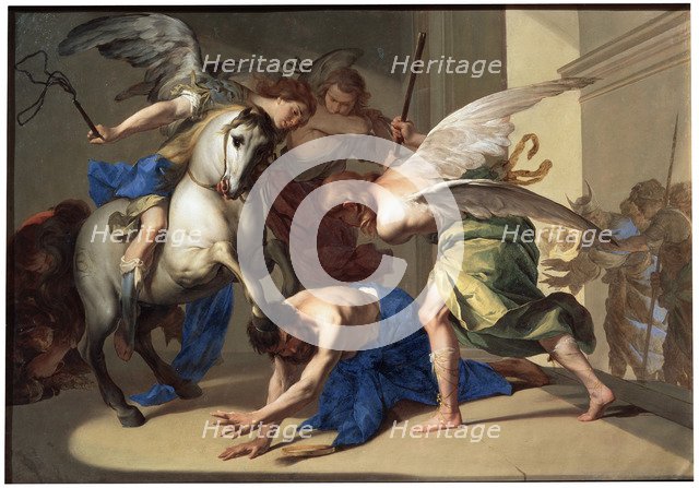 'The Expulsion of Heliodorus from the Temple', c1650. Artist: Bernardo Cavallino