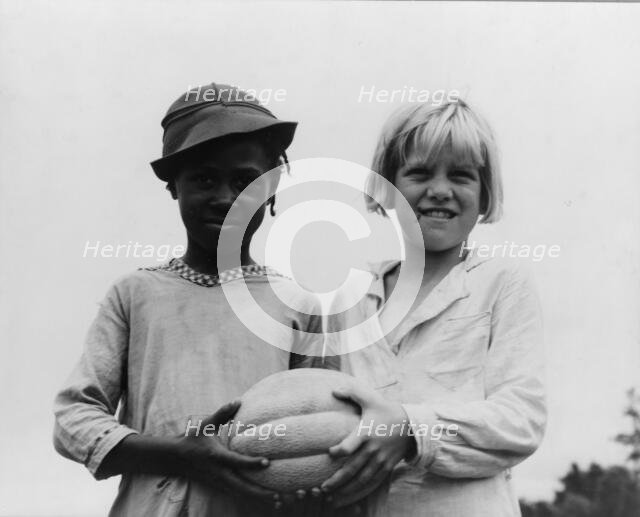Children at Hill House, Mississippi, 1936. Creator: Dorothea Lange.