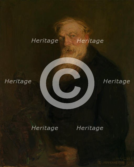 Auguste Rodin, 1910. Creator: Robert MacCameron.