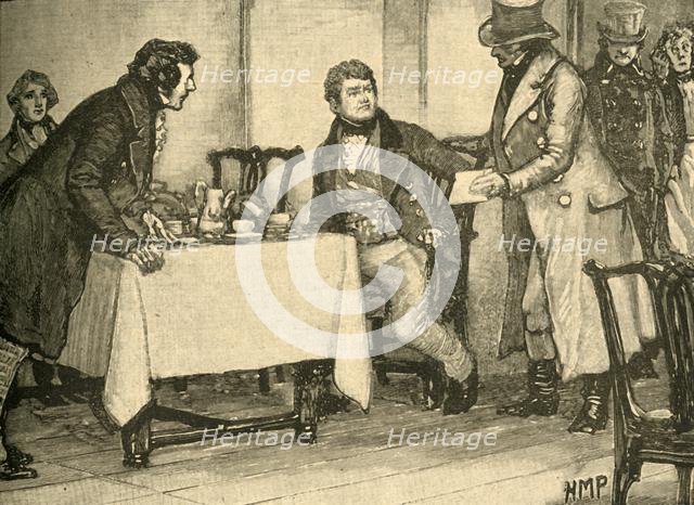 Arrest of Irish politician and MP Daniel O'Connell, 1830 (c1890). Creator: Unknown.