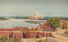 'The Taj from the Fort, Agra', c1880 (1905). Creator: Alexander Henry Hallam Murray.