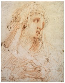 'A Young Woman' (Mary Magdalene?), late 16th or early 17th century. Artist: Hendrik Goltzius