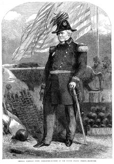 Winfield Scott, American soldier, 1861. Artist: Unknown