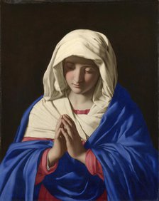 The Virgin in Prayer, 1640s. Creator: Sassoferrato (1609-1685).