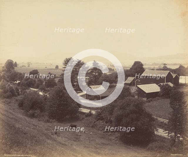 Across Country from West Portal, N.J., c. 1895. Creator: William H Rau.