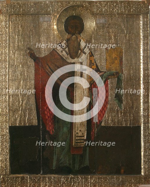 Epiphanius of Salamis, 1645. Artist: Fomin, Terenty (active 1646–1670)