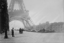 Guard at Eiffel Tower, Wireless Station, between c1914 and c1915. Creator: Bain News Service.