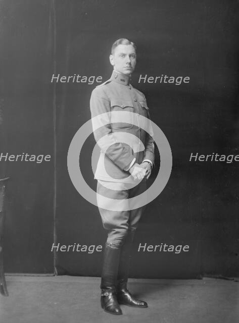 Captain S.M. Spalding, portrait photograph, 1919 Jan. 27 or 28. Creator: Arnold Genthe.